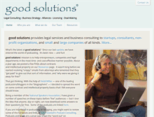 Tablet Screenshot of goodsolutions.beabondgrrl.com